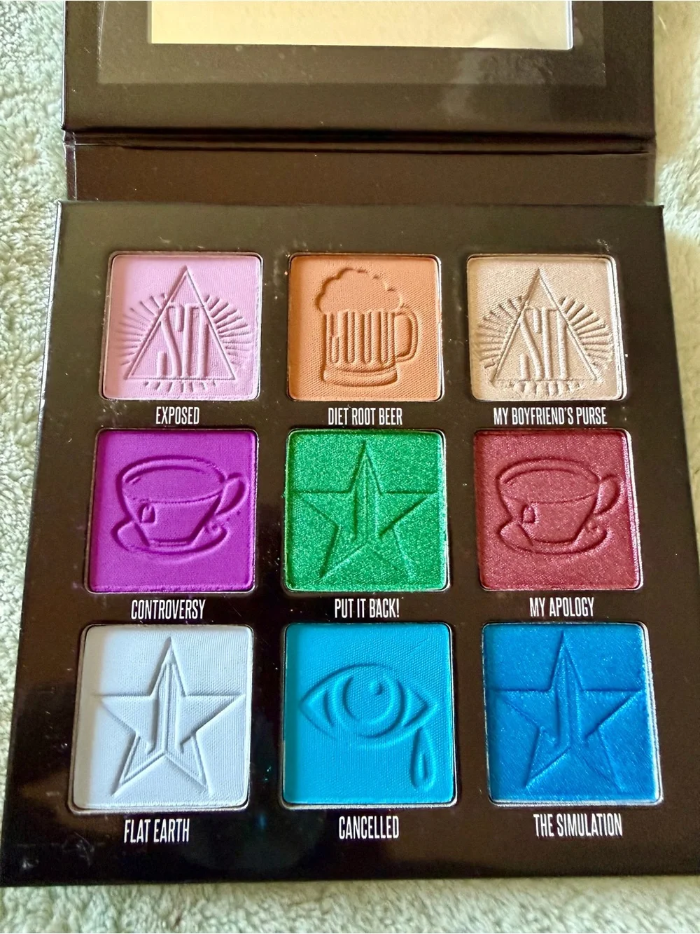 Jeffree Star x Shane Dawson Mini Controversy Palette - Emerald Edition (NIB)